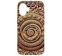 Viking Vegvisir Valhalla Norse Mythology Oseberg Style V2 Coque pour iPhone 16