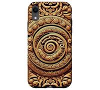 Viking Vegvisir Valhalla Norse Mythology Oseberg Style V2 Coque pour iPhone XR