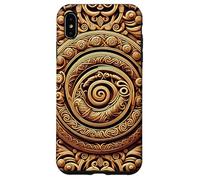 Viking Vegvisir Valhalla Norse Mythology Oseberg Style V2 Coque pour iPhone XS Max