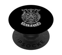 Viking Vegvisir Valhalla Norse Mythology Viking Axe C2 PopSockets PopGrip Adhésif