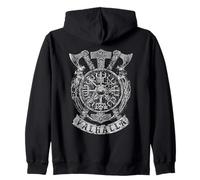 Viking Vegvisir Valhalla Norse Mythology Viking Axe C2 Sweat à Capuche