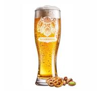 Viking Verre à bière gravé 0,5 l avec gravure du nom, de l'année ou du dicton - Verre à bière individuel pour des occasions spéciales telles que anniversaire, anniversaire de mariage, fête des pères