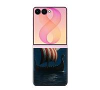 Viking War Ship Etui Coque Housse pour Samsung Galaxy Z Flip 8
