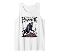 Viking Wolf Fenrir Mythologie Nordique The Howl of Ragnarok Débardeur