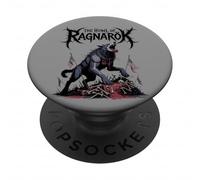 Viking Wolf Fenrir Mythologie Nordique The Howl of Ragnarok PopSockets PopGrip Adhésif