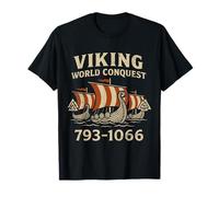 Viking World Conquest Norse Longship 793 à 1066 Historique T-Shirt