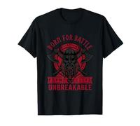 Vikings Born for The Battle - Guerrier Viking incassable T-Shirt