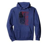 Vikings Lovers Norse Viking Axe American Flag Til Valhalla Sweat à Capuche