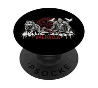 Vikings Mythe Nordique Vegvisir Loup Mystique Valahala Viking PopSockets PopGrip Adhésif