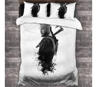 Vikings Ragnar Warrior King Pi¿¿Ces Ensemble De Literie Housse De Couette D¿¿Coratif Pi¿¿Ces Ensemble De Literie Avec Taies D'oreiller