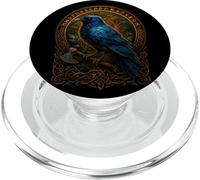 Vikings Warriors Mythe Norse Valhalla Vegvisir Raven PopSockets PopGrip pour MagSafe