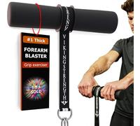 Vikingstrength Appareil d'exercices de force de l'avant-bras - Poignées épaisses pour le renforcement musculaire. Renforcement de la poignée + application d'entraînement V-Strength