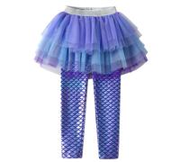 VIKITA Fille Sirène Leggings et Jupes Courtes Jupes Polyester Pantalons Fs111 9-10ans