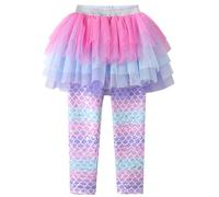 VIKITA Fille Sirène Leggings et Jupes Courtes Jupes Polyester Pantalons Fs119 9-10ans