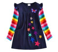 VIKITA Robes Coton T-Shirts Robe Casual Fille Vêtements H5808 18-24M