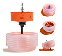 VIKITON Plateau de scie cloche, 4-1/8", pour éclairage encastré, 4", 4,1", pour scie cloche encastrée LED de 10,3 cm, cutter bi-métal 4-1/8"