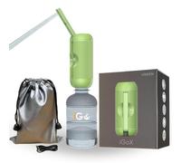 VIKKEN® iGo-X 250 ml Bidet Portable de Voyage Électrique Rechargeable USB-C, Douchette Intime Mobile, Hygiène Intime pour Femme & Homme, Vert