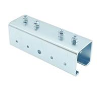 VIKKSAER Connecteur de jambe de force en forme de U, coupleur de canal externe de 3 mm d'épaisseur, joint de canal en métal pour canal de entretoise de 3,8 cm de large et 4,8 cm de hauteur (1 pièce)