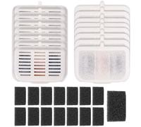 VIKOS Products Lot de 15 unités de filtration Rect pour PET-KIT compatible avec EVERSWEET MAX Filtre de rechange pour fontaine à eau automatique de 3 105,2 ml/3 L, filtres de rechange et filtres à
