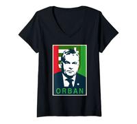 Viktor Orban - Premier ministre de Hongrie - Iconic T-Shirt avec Col en V