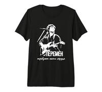 Viktor Zoi Musicien Rock Russie Cinéma URSS T-Shirt Haut de Gamme