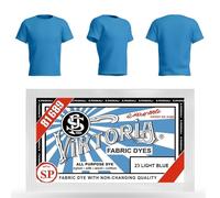 HOPS VIKTORIA Teinture textile lavable en machine (59 couleurs) - Teinture pour tissus, colorants pour textiles, couleurs résistantes au lavage, teinture textile, vêtements