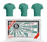 VIKTORIA Teinture textile lavable en machine (59 couleurs) - Teinture pour tissus, colorants pour textiles, couleurs résistantes au lavage, teinture textile, vêtements