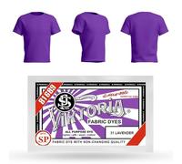 VIKTORIA Teinture textile lavable en machine (59 couleurs) - Teinture pour tissus, colorants pour textiles, couleurs résistantes au lavage, teinture textile, vêtements