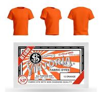 VIKTORIA Teinture textile lavable en machine (59 couleurs) - Teinture pour tissus, colorants pour textiles, couleurs résistantes au lavage, teinture textile, vêtements