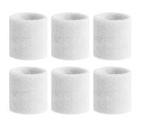 VIKY Lot de 6 bandeaux de transpiration pour poignet - Pour garçons et filles - En coton - Pour le football, le basket-ball et le tennis