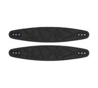 Vikye 2pcs Couvre-Bande de Tissu pour Arctis Nova Pro X, Plate-Forme d'oreille Remplacement de Réparation de Coussinets Lancin (Black)
