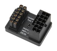 Vikye Adaptateur coudé à 180 Degrés, Connecteur d'alimentation GPU ATX 16 Broches Adaptateur Secteur 600 W PCIe5.0, Carte Adaptateur d'alimentation à Connecteur coudé à 180 Degrés pour (Noir)