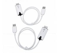 Vikye Adaptateur D'affichage HDMI sans Fil 1080P, Mise en Miroir D'écran sur Projecteur de Moniteur TV, Plug & Play du Téléphone PC vers TV/Moniteur/projecteur