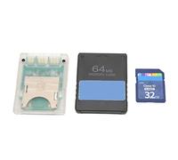 Vikye Adaptateur de Carte avec Carte de Stockage 32G, Lecteur Plug and Play FMCB V1.966 pour Consoles, pour Joueurs (Consoles de graisse)