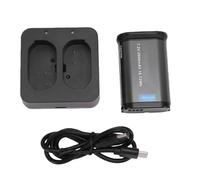 Vikye Batterie D'appareil Photo 2600 MAh, Double Chargeur USB pour Q2 Q3 SL2 SL3