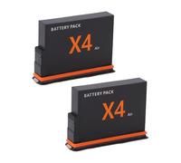 Vikye Batterie de Remplacement Haute Performance 2050mAh pour Caméra X4 Air, avec étuis de Protection pour Voyage