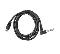 Vikye Câble 6,35mm Mâle vers MIDI Din 5 Broches, Conception à Angle Droit | Fiche durable, Blindage anti-interférence, Compatible avec les instruments