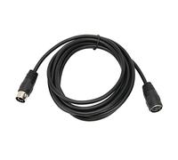 Vikye Câble d'extension MIDI 5 broches DIN mâle à femelle, 3 mètres, compatible avec Ordinateur, Clavier MIDI, Synthétiseur, Boîte à rythmes, Station audio, Logiciel de création musicale