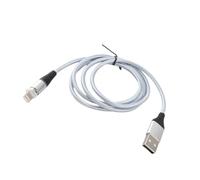 Vikye Câble Magnétique tressé en Nylon tressé 3 en 1 pour Ports IOS/Type C/micro USB, Indicateur LED pour les Endroits Sombres, Forte Force Magnétique, Pratique pour une Conduite Sûre, 5 A - Noir