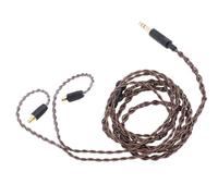 Vikye Câbles Audio Compatibles avec IE100 Pro IE400 Pro IE500 Pro écouteurs, Cordon Stéréo de Remplacement de Tresse torsadé 3,5 Mm de 3,5 Mm (4ft / 1,2 m)