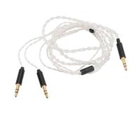 Vikye Câbles Audio Compatibles avec les écouteurs T1 II T5 MDR Z7, 3,5 Mm à Double Cordon Stéréo de Remplacement en Cuivre plaqué en Argent 3,5 Mm (4ft / 1,2 m)