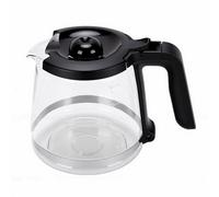 Vikye Cafetière de 12 Tasses, Carafe de Rechange en Verre Borosilicate de 1,8 L avec Poignée, pour Machine à café OST, Cafetière en Verre Allant au Lave-vaisselle