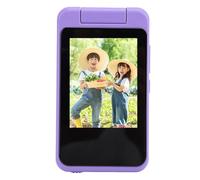 Vikye Caméra à écran Tactile pour Enfants, Caméra pour Enfants 2,8 Pouces 48MP avec Vidéo 1080P, Objectif Rotatif, Prise en Charge de 128 Go et 4 à 5 Heures de Lecture, pour Photo (Purple)