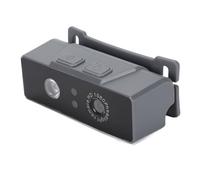 Vikye Caméra Portable avec Lampe Frontale, Caméra Frontale avec Capteur de Geste, Caméra Frontale à Réglage d'angle 1080P HD 45° pour la Pêche et L'équitation (Gray)
