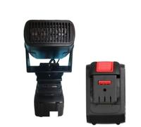 Vikye Chauffage électrique, Petit Ventilateur de Chauffage Silencieux avec 2 Réglages de Température et Tête Réglable pour Batterie Dayi Série A3