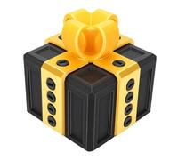 Vikye Coffret Cadeau Ennuyeux, Cadeau de Farce Interactif 3D, Boîtes de Puzzle Amusantes pour les Anniversaires, Cadeaux de Noël, Boîte de Décoration de Rangement Réutilisable (Or clair + noir)
