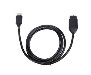 Vikye Convertisseur N64 vers HDMI, Signal Vidéo de la Console de Jeu N64 vers Signal HDMI, Adaptateur Facile à Connecter, Prise en Charge/SNES/NGC/SFC