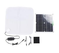 Vikye Couverture Chauffante à Panneau Solaire, Chauffage Uniforme Rapide 12V 50W, Coussin Chauffant Doux et Portable pour Animaux de Compagnie, avec Boîtier de Batterie pour