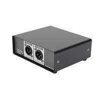 Vikye DI Box Actif Double Sortie pour Instruments, Faible Bruit | Isolation de la terre, Prend en charge les piles, Idéal pour le son live, Large réponse en fréquence, Compatible avec les