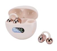 Vikye Écouteurs de Traduction AI, Traducteur Bluetooth sans Fil avec 144 Langues en Temps Réel, Suppression du Bruit, Contrôle Tactile, pour Les Appels Professionnels de Voyage (Couleur de Peau)
